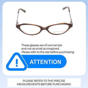 Jones NY Designer Eyeglasses J216 in Brown :: Progressive