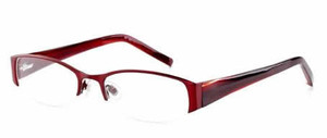 Jones NY Designer Eyeglasses J453 in Red :: Progressive