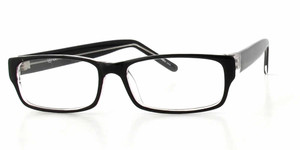 Soho Designer Eyeglasses 85 in Black Crystal :: Rx Bi-Focal Soho Designer Eyeglasses 85 in Black Crystal :: Rx Bi-Focal