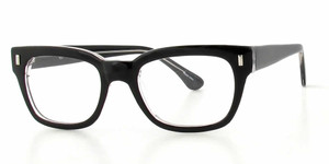 Soho Designer Eyeglasses 99 in Black Crystal :: Rx Bi-Focal Soho Designer Eyeglasses 99 in Black Crystal :: Rx Bi-Focal