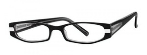 Calabria Viv 902 Black-White Designer Eyeglasses :: Rx Bi-Focal Calabria Viv 902 Black-White Designer Eyeglasses :: Rx Bi-Focal