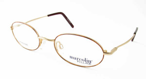 Marcolin Designer Eyeglasses 6715 47 mm in Gold :: Rx Bi-Focal Marcolin Designer Eyeglasses 6715 47 mm in Gold :: Rx Bi-Focal