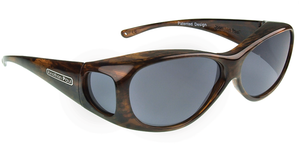 Jonathan Paul® Fitovers Eyewear Medium Lotus in Brushed-Horn & Gray LS002 Jonathan Paul® Fitovers Eyewear Medium Lotus in Brushed-Horn & Gray LS002