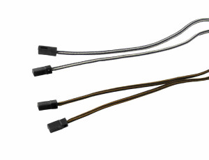 Peeper Keeper Stripe Eyeglass Retainer Cord Cable Necklace in Brown or Black New