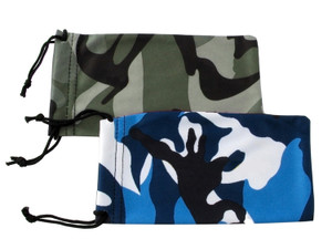 Camouflage Micro-Fiber Drawstring Case