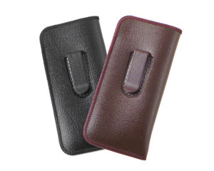 Mens Soft Slip-In Case w/ Plastic Clip Jumbo Sized Mens Soft Slip-In Case w/ Plastic Clip Jumbo Sized
