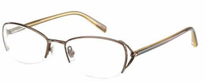 Jones New York Designer Reading Glasses J426 Brown Gold Semi-Rimless 21 Powers Jones New York Designer Reading Glasses J426 Brown Gold Semi-Rimless 21 Powers