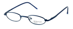 Calabria MetalFlex U Pewter Designer Eyeglasses 1003 in Blue :: Rx Single Vision