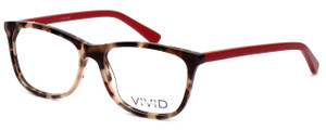 Calabria Viv 848 Designer Eyeglasses in Demi-Red :: Custom Left & Right Lens