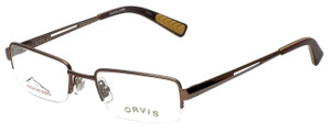 Orvis Designer Eyeglasses Streamline in Light-Brown 49mm :: Rx Single Vision