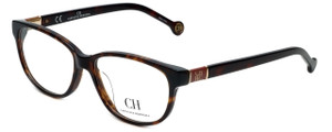 Carolina Herrera Designer Eyeglasses VHE590-0909 in Shiny Havana 53mm :: Rx Bi-Focal