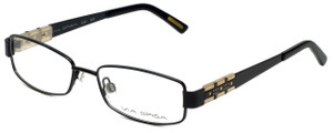 Via Spiga Designer Eyeglasses Lalia-500 in Black 52mm :: Progressive