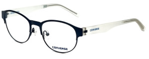 Converse Designer Eyeglasses Q030-Navy in Navy and Ice 49mm :: Rx Single Vision