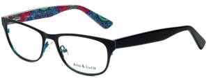 Ana & Luca Designer Eyeglasses Chiara in Black 51mm :: Rx Bi-Focal