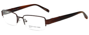 Jones New York Designer Eyeglasses J331 in Dark Chocolate Brown 52mm :: Custom Left & Right Lens