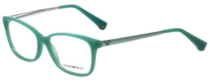 Emporio Armani Designer Eyeglasses EA3026-5213 in Pearl Green 54mm :: Custom Left & Right Lens