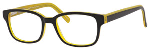 Ernest Hemingway Designer Eyeglasses H4689-BKY in Black Yellow 49mm :: Rx Bi-Focal