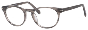 Esquire Designer Unisex Oval Frame Eyeglasses EQ1510 in Grey Amber-50 mm Progressive