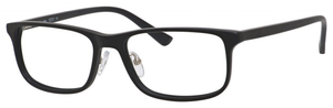 Esquire EQ1531 Mens Rectangular Frame Eyeglasses in Matte Black-55 mm