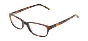Profile View of Jones New York J730 Women's Cat Eye Reading Glasses in Black Crystal Layer 53 mm