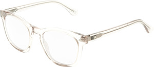 Profile View of OTIS Summer of 67 X Designer Bi-Focal Prescription Rx Eyeglasses in Eco Clear Unisex Square Full Rim Acetate 52 mm