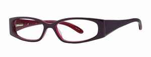Calabria Viv 737 Black Purple Designer Eyeglasses :: Rx Single Vision
