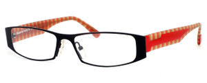 Harry Lary's French Optical Eyewear Volcany in Black Red (101) :: Rx Single Vision