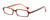 Ink Eyeglasses Contour in Burgundy Amber :: Rx Progressive Ink Eyeglasses Contour in Burgundy Amber :: Rx Progressive