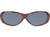 Jonathan Paul® Fitovers Eyewear Medium Lotus in Claret-Stripe & Gray LS004S