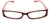 Calabria Viv 738 Black Red Designer Reading Glasses