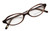Jones New York Designer Reading Glasses J216 in Brown Glitter Crystals 22 POWERS