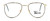 Regency International Designer Eyeglasses Dover in Gold Grey 52mm :: Rx Bi-Focal