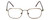FlexPlus Collection Designer Eyeglasses  Model 60 in Ant-Gold-Amber 51mm :: Rx Bi-Focal