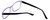 Calabria Viv Designer Eyeglasses 241 in Purple-Black 53mm :: Custom Left & Right Lens