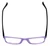 Calabria Viv Designer Eyeglasses 241 in Purple-Black 53mm :: Rx Single Vision