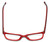 Calabria Viv Designer Eyeglasses 869 in Black-Red 51mm :: Rx Single Vision