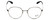 Ray-Ban Designer Eyeglasses RB6343-2553 in Silver 50mm :: Rx Single Vision