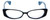 Betsey Johnson Designer Eyeglasses Heart-Throb BJ021-01 in Black 52mm :: Progressive