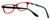 Ernest Hemingway Designer Eyeglasses H4617 (Small Size) in Red-Black 48mm :: Custom Left & Right Lens