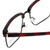 Calabria Viv Designer Eyeglasses Vivid-257 in Demi Red 52mm :: Rx Single Vision