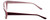 Ecru Designer Eyeglasses Bowie-001 in Wine 50mm :: Rx Single Vision