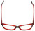 Ecru Designer Reading Glasses Beck-005 in Red 53mm