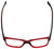 Ecru Designer Eyeglasses Collins-062 in Red 53mm :: Rx Single Vision