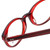 Ecru Designer Eyeglasses Daltrey-005 in Red 50mm :: Rx Single Vision