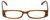 Daisy Fuentes Designer Eyeglasses DFMIA-247 in Brown Pearl 49mm :: Custom Left & Right Lens