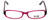 Daisy Fuentes Designer Eyeglasses DFPEACE410-130 in Berry Black 52mm :: Custom Left & Right Lens