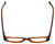 Daisy Fuentes Designer Eyeglasses DFMIA-247 in Brown Pearl 49mm :: Rx Single Vision