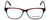 Marie Claire Designer Eyeglasses MC6217-BUR in Burgundy Stripe 52mm :: Rx Single Vision
