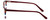 Marie Claire Designer Eyeglasses MC6246-BST in Bordeaux Stripe 53mm :: Rx Single Vision