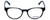 Converse Designer Eyeglasses Q014-Black-Stripe in Black Stripe and Blue 48mm :: Rx Single Vision